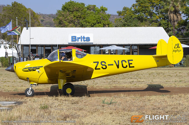 Ercoupe ZS-VCE Brits Airfield FABS