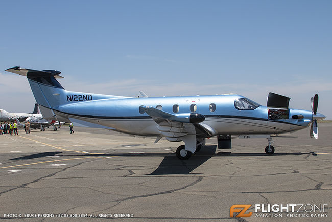 Pilatus PC-12 N122ND Rand Airport FAGM