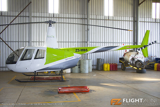 Robinson R44 ZS-MBS Hluhluwe Airfield FAHL