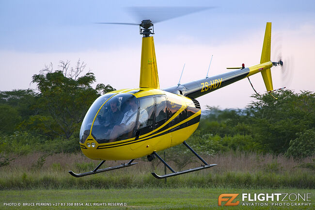 Robinson R44 ZS-HDY Hluhluwe Airfield FAHL