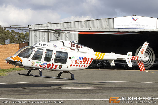 Bell 407 ZS-HCF Rand Airport FAGM