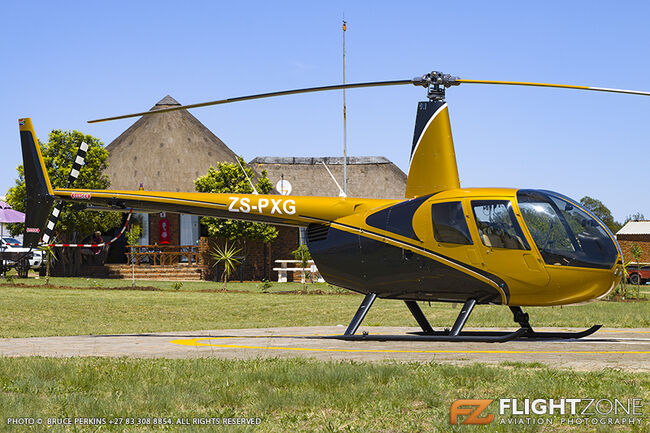 Robinson R44 ZS-PXG Tedderfield Airfield FATA