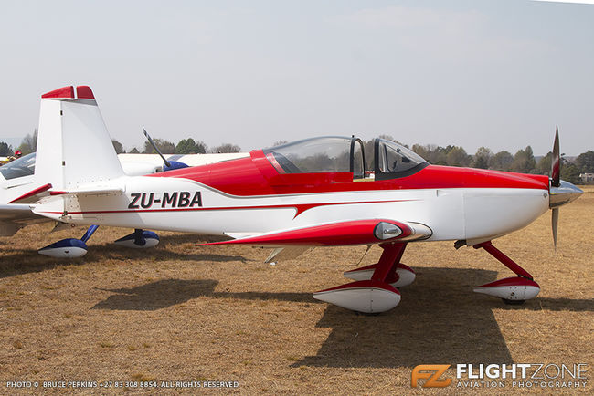 Vans RV-7A ZU-MBA Himeville Airfield