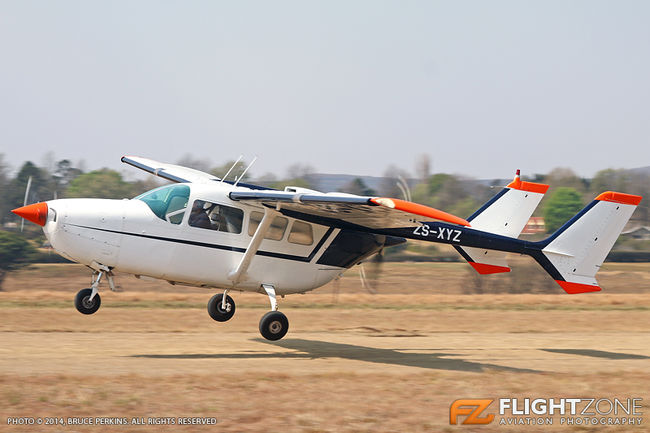 Cessna 337 Skymaster ZS-XYZ Himeville Airfield