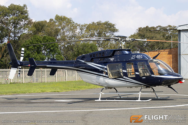 Bell 407 ZT-REG Rand Airport FAGM