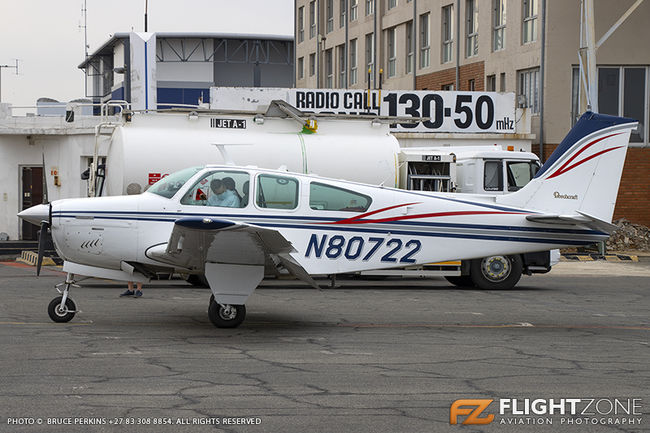 Beechcraft Bonanza F33A N80722 Rand Airport FAGM