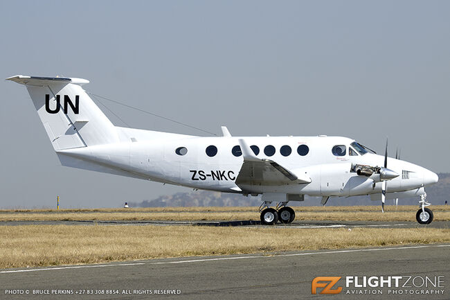 Beechcraft King Air 200 ZS-NKC Rand Airport FAGM