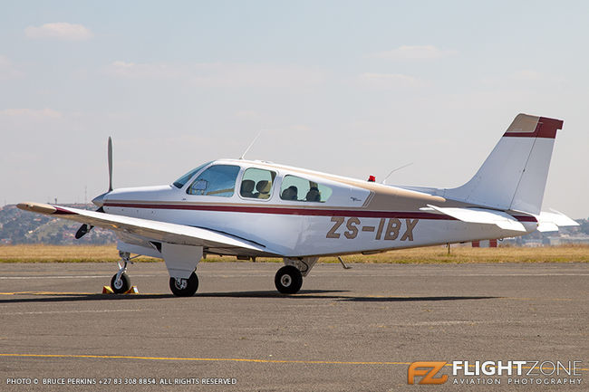 Beechcraft Bonanza E33 ZS-IBX Rand Airport FAGM