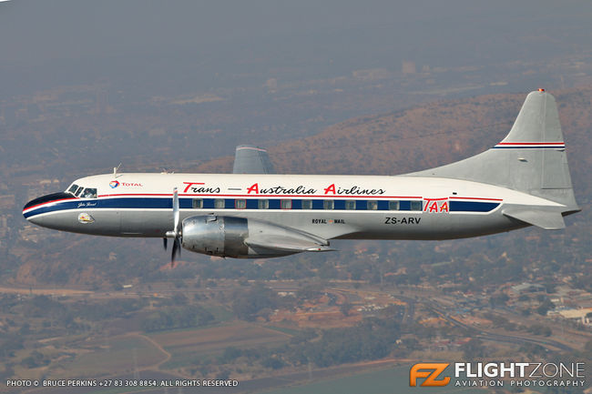 Convair 340 ZS-ARV Wonderboom Airport FAWB