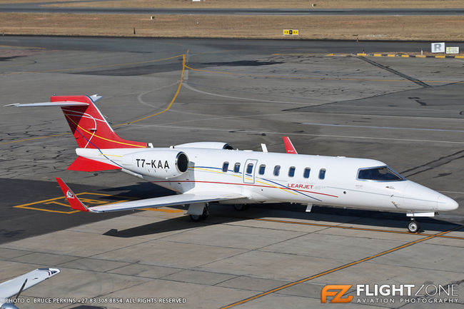 Lear 45 T7-KAA Lanseria Airport FALA