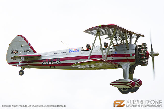 Boeing Stearman ZU-IES Tedderfield Airfield FATA