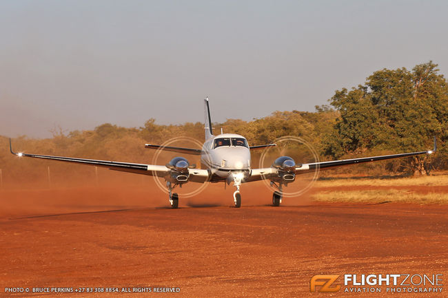 Hawker Beechcraft 90 ZS-TIG Matsieng Airfield FBMA