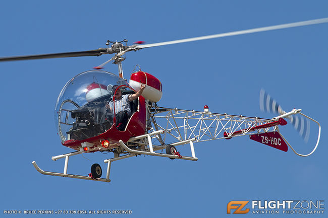 Bell 47 ZS-HDC Krugersdorp Airfield FAKR