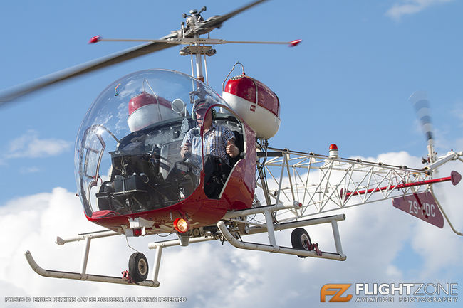 Bell 47 ZS-HDC Krugersdorp Airfield FAKR