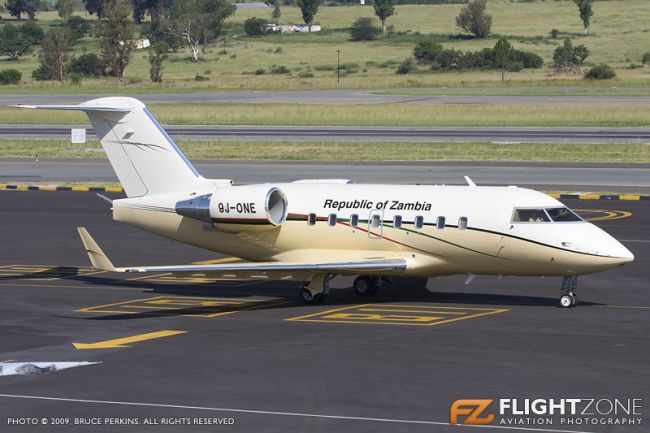 Canadair CL-600 Challenger 604 9J-ONE Lanseria Airport FALA