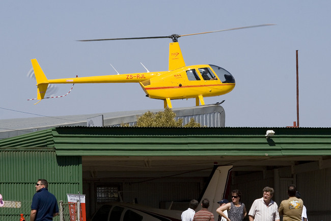 Robinson R44 ZS-RJL Krugersdorp Airport FAKR