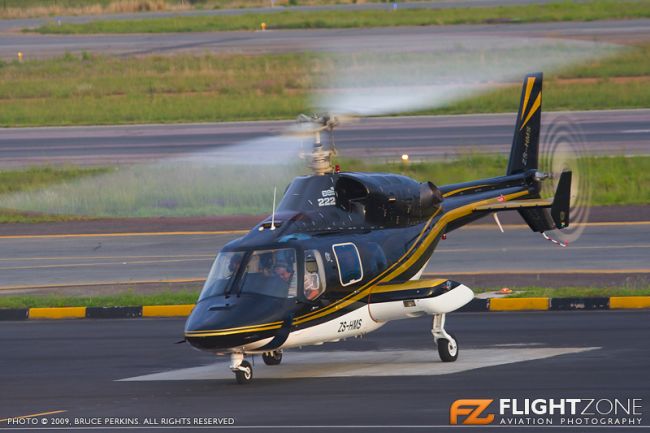 Bell 222 ZS-HMS Rand Airport FAGM