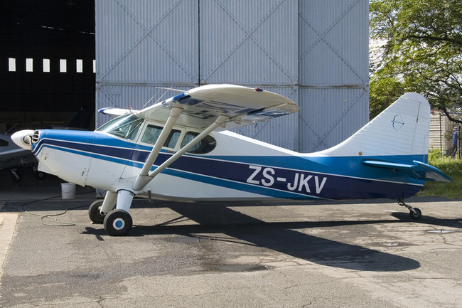 Stinson 108 ZS-JKV Rand Airport FAGM