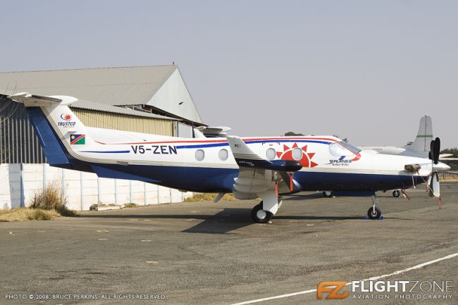 Pilatus PC-12 V5-ZEN Rand Airport FAGM