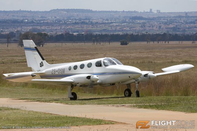 Cessna 340 ZS-OSM Syferfontein Airfield FASY