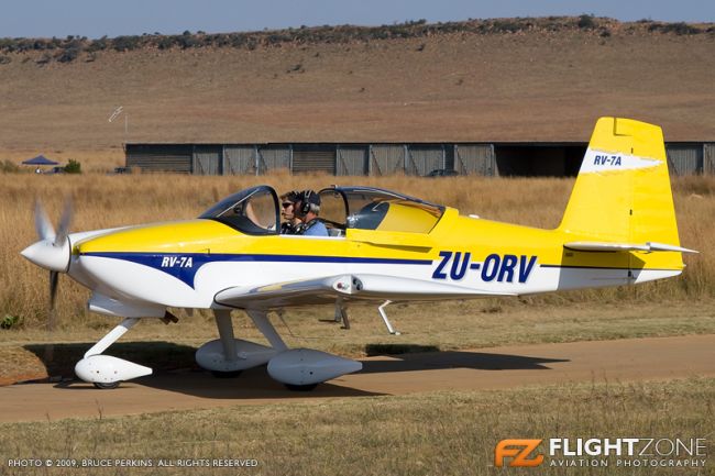 Vans RV-7A ZU-ORV Syferfontein FASY