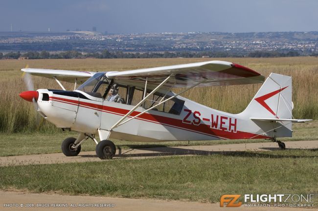 Aeronca Champion 7K-CAB Citabria ZS-WEH Syferfontein Airfield FASY