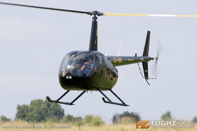 Robinson R44 ZS-AMC Witbank Airport FAWI