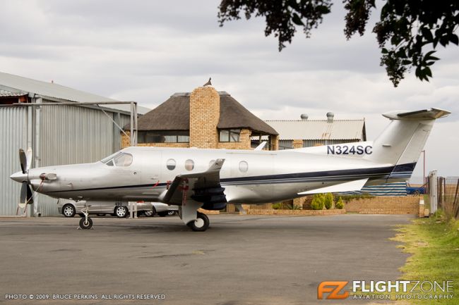 Pilatus PC-12 N324SC Rand Airport FAGM