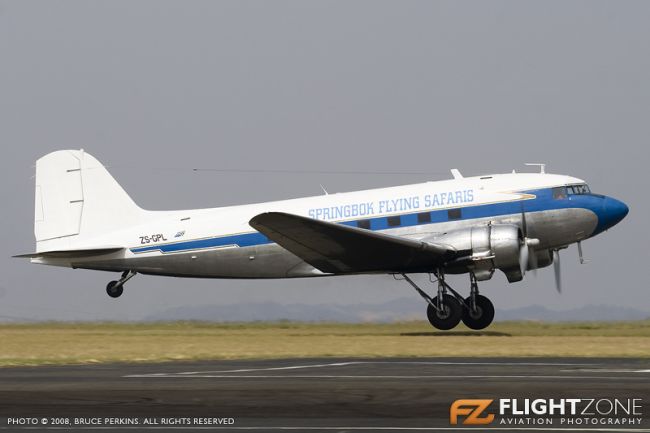 Douglas DC-3 C-47 Dakota ZS-GPL Rand Airport FAGM
