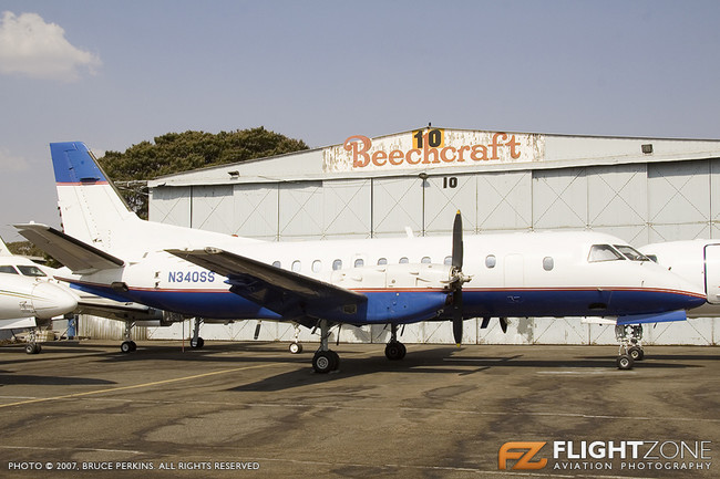 Saab 340 N340SS Rand Airport FAGM 340A