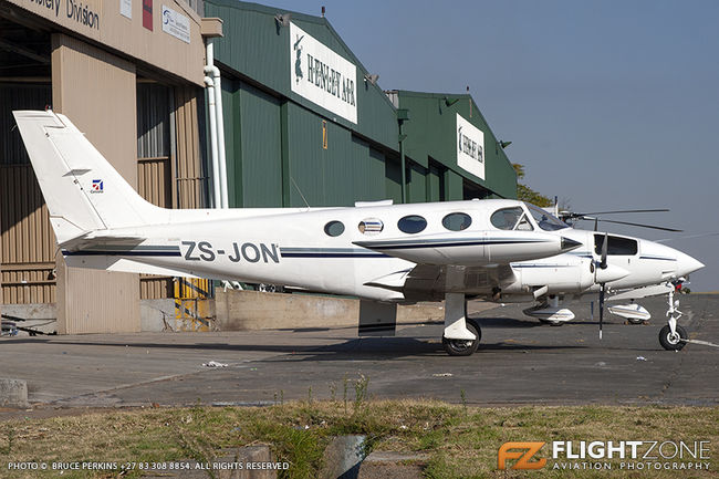 Cessna 340 ZS-JON Rand Airport FAGM