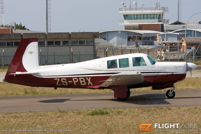 Mooney ZS-PBX East London Airport FAEL