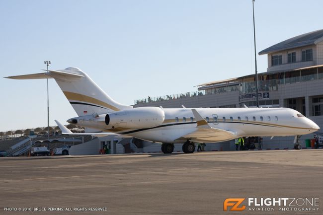 Bombardier BD-700 1A10 Global Express OE-IEL Lanseria Airport FALA