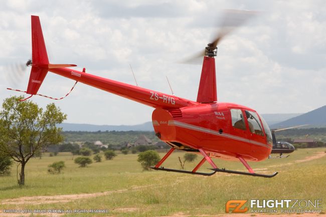 Robinson R44 ZS-RYG Zebula Lodge