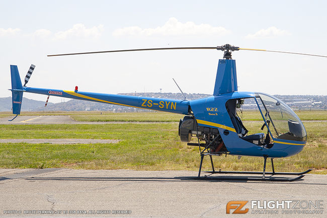 Robinson R22 ZS-SYN Rand Airport FAGM