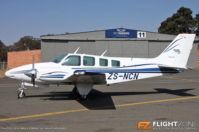 Beechraft Baron 58 ZS-NCN Rand Airport FAGM