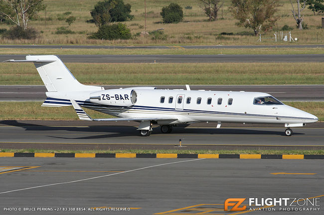 Lear 45 ZS-BAR Lanseria Airport FALA