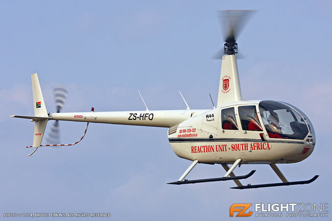 Robinson R44 ZS-HFO Virginia Airport FAVG