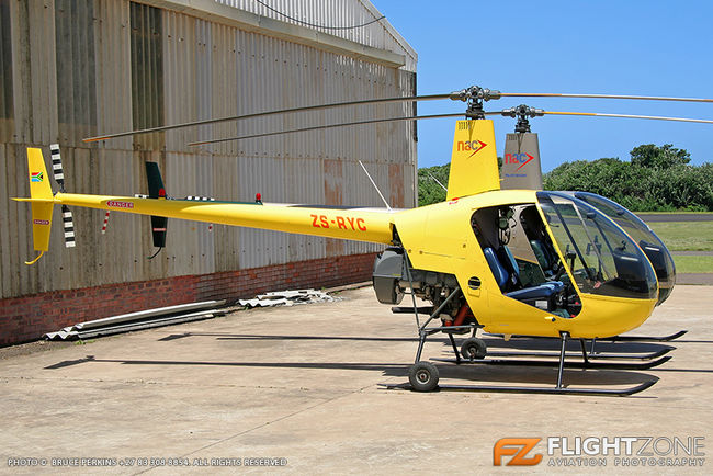 Robinson R22 ZS-RYC Virginia Airport FAVG