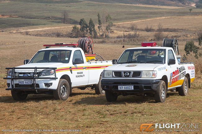 Emergency Vehicles at Himeville Airfield Fire Truck