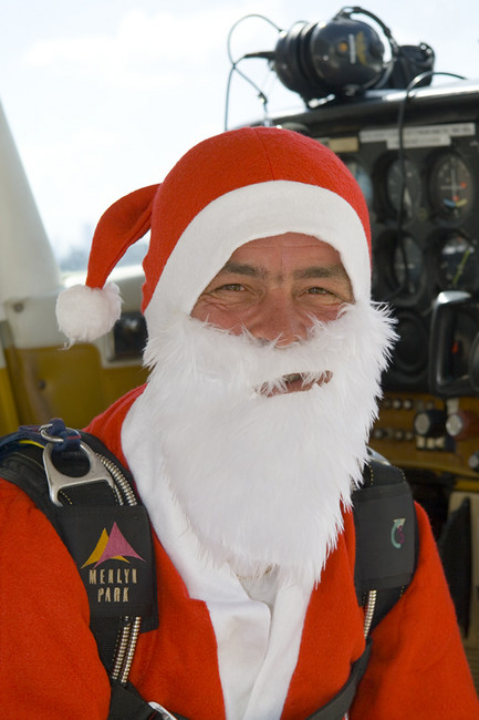 Skydive Santa