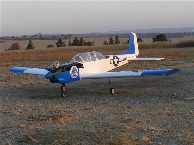 Semi Scale T-34 RC Aircraft