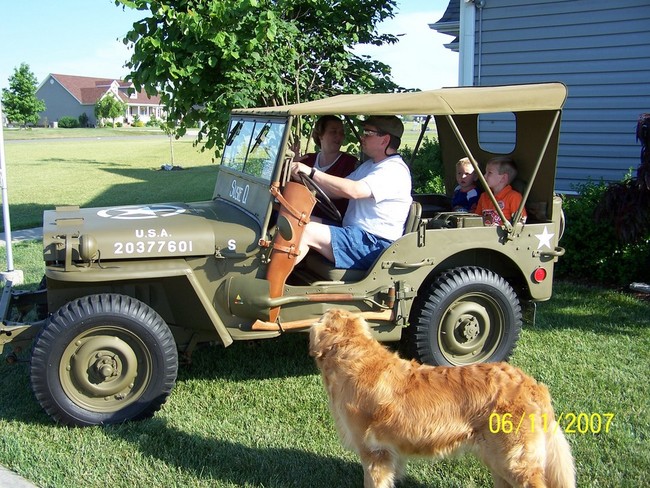 The Family out for a drive.