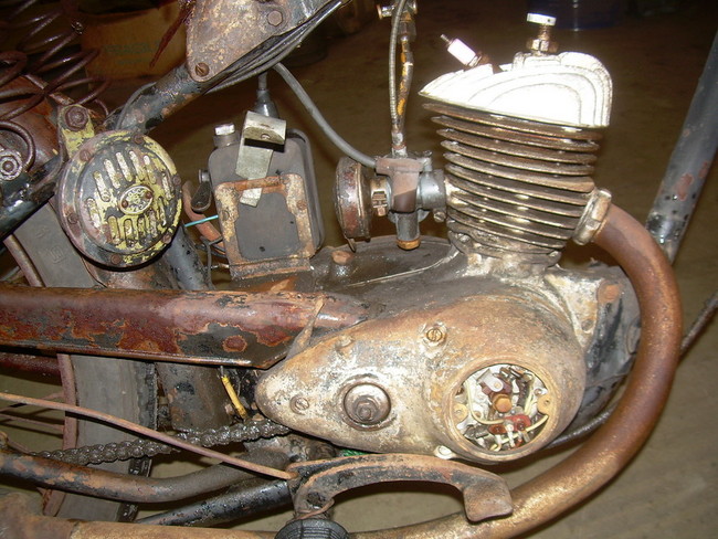 Right hand side engine view